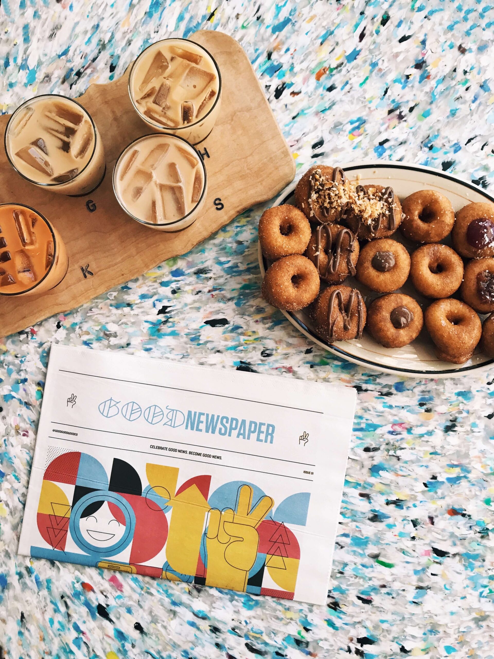 Coffee and donuts from Peter Pan Donut and Pastry Shop near 1 Kent Boutique Condo